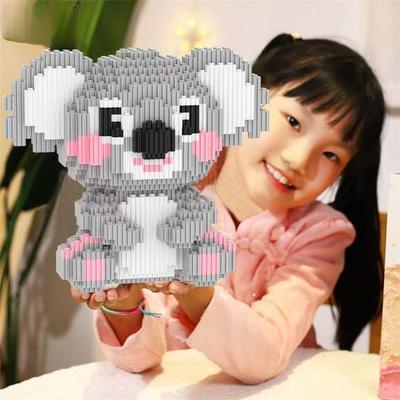 Süßes Koala Tier Bausteine Spielzeug Kleine Partikel Steine Kinder DIY Spielzeug Koala 3D Modell Junge Geburtstagsgeschenk