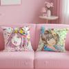 Classic Manga Artist Shintaro Kago Cushion Cover Soft & Easy-Wash Pillow Case – Versatile for Couch, Bed, Travel and Office