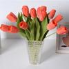 14" Fake Tulip Flowers Real Touch Long Stem Artificial Tulip Flower for Spring Easter Home Kitchen Wedding Bouquet Mother's Day Gifts