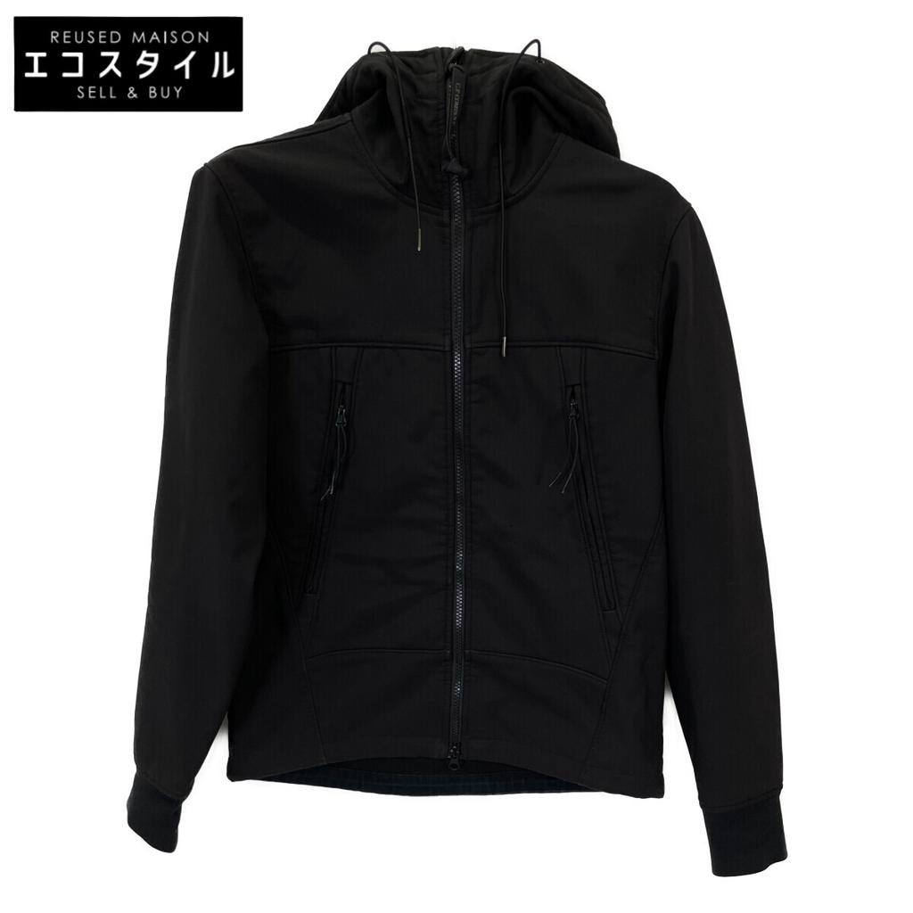 C.P.COMPANY 03CMOWO26A Black Goggle Jacket Jacket 44 blackUsed