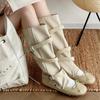 Niche Design Removable Two-wear Ballet Cool Boots Spring and Summer New Hollow Heightening Belt Buckle Boots