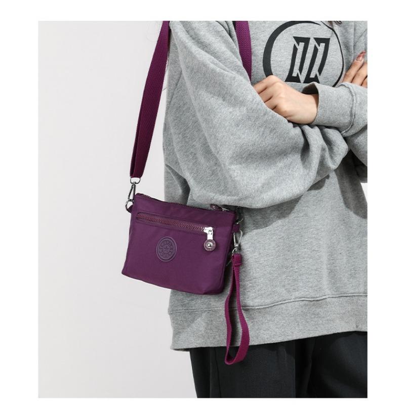 Minimalist Casual Coin Purse Fashion Lightweight Outdoor Commuter Nylon Shoulder Bag