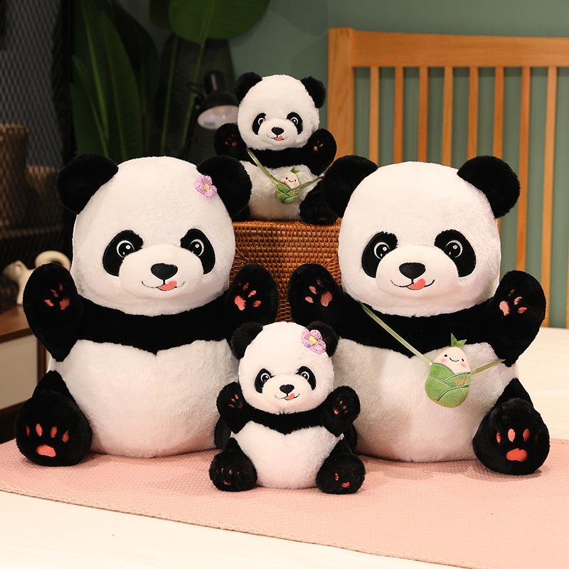 Yaya Panda Plush Toy - Cute Couple Zoo Souvenir Doll
