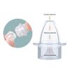 Infant And Toddler Nasal Aspirator Booger Remover with Gentle Silicone Tip Easy to Disassemble And Clean for Daily Care