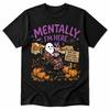 Mentally I'm Here Ghost T-Shirt Cozy Fall Pumpkin Halloween Graphic Tee