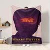 1pc Harry Potter Flannel Throw Blanket - HD Printed Lightweight Soft Warm All-Season Blanket for Sofa, Bed, Travel, Camping 039