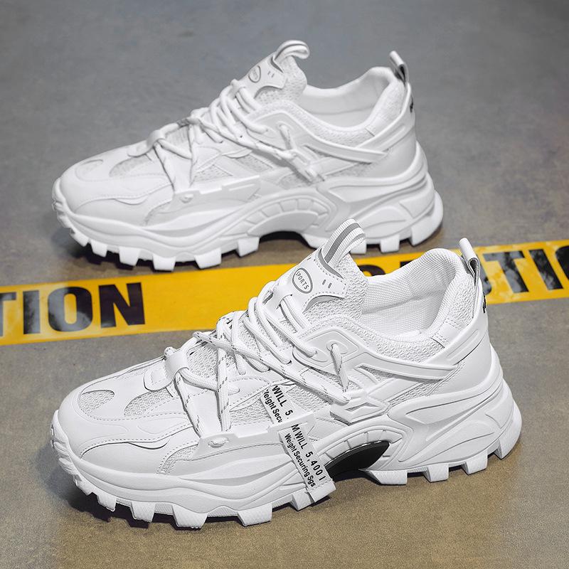 Platform dad shoes men's spring new versatile spring and autumn sports men's shoes lightweight shoes ins