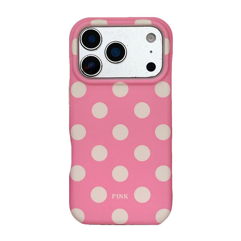 Colorful Polka Dot Matte IMD TPU Phone Cover Case For For Iphone 17 Pro Max 16 1 14 13 Protecive Shell iPhone 15 Pro