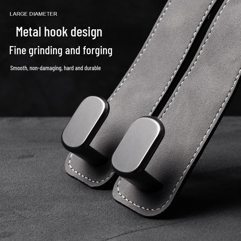 Multi-Function Suede Metal Car Seat Hook