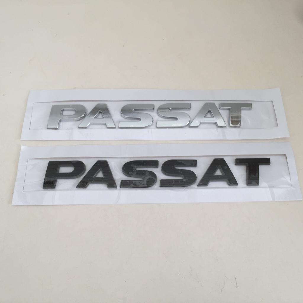 1pcs 3D ABS for PASSAT Car Letters Rear Bumper Trunk Emblem Sticker Badge Decal styling auto Accessories