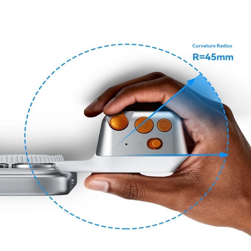 Magnetic Camera Grip With Remote Shutter Fill Light Remote Control Handle Universal For Phones