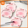 2pcs Cartoon Color Palette Nail Art Mixing Color Drawing Pallet Gel Polish Nail Painting Drawing Board Gel Polish Manicure Tools