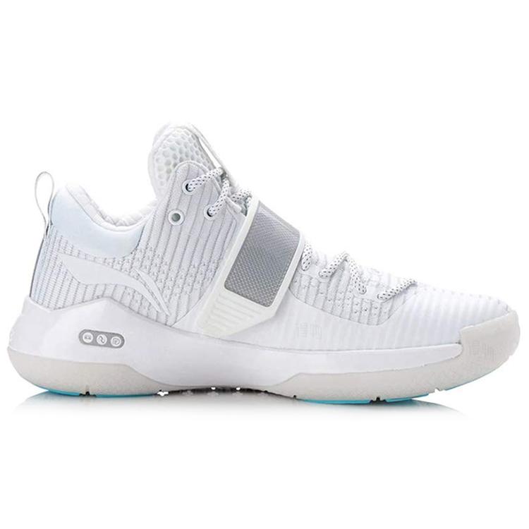 Li Ning WOW 6 White Hot Niedrige Basketballschuhe Herren Reinweiß ABAM089-28