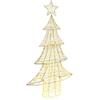 Christmas Tree with 160 Warm White LEDs 151 Cm PET