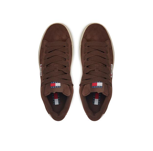 Мужские кроссовки Tommy Jeans Skater em0em01503 коричневые