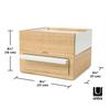 Umbra Accessory Storage Jewelry Storage Jewelry Box Tray Case Small Item Storage Trinket Box Interior Umbra Mini STOWIT 21005314390 Natural
