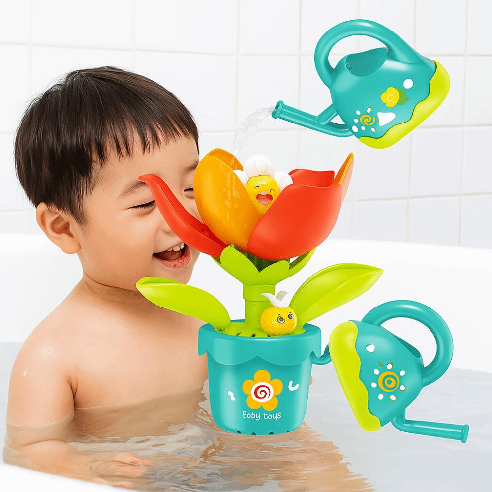 Suction Cup Watering Flowers Bathtub Toy Outdoor Universal Interactive Bath Toy  Outdoor
