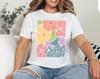 Colorful Abstract Floral Design With Gratitude T-Shirt and Kids Tshirt, Inspirational Quote Tee, Gift Idea