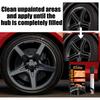 Wheel Rim Repair Kit Black Automobile Alloy Wheel Rims Scratch Remover Pen Wheel Restoration Supplies Car Alloy Wheel Repair