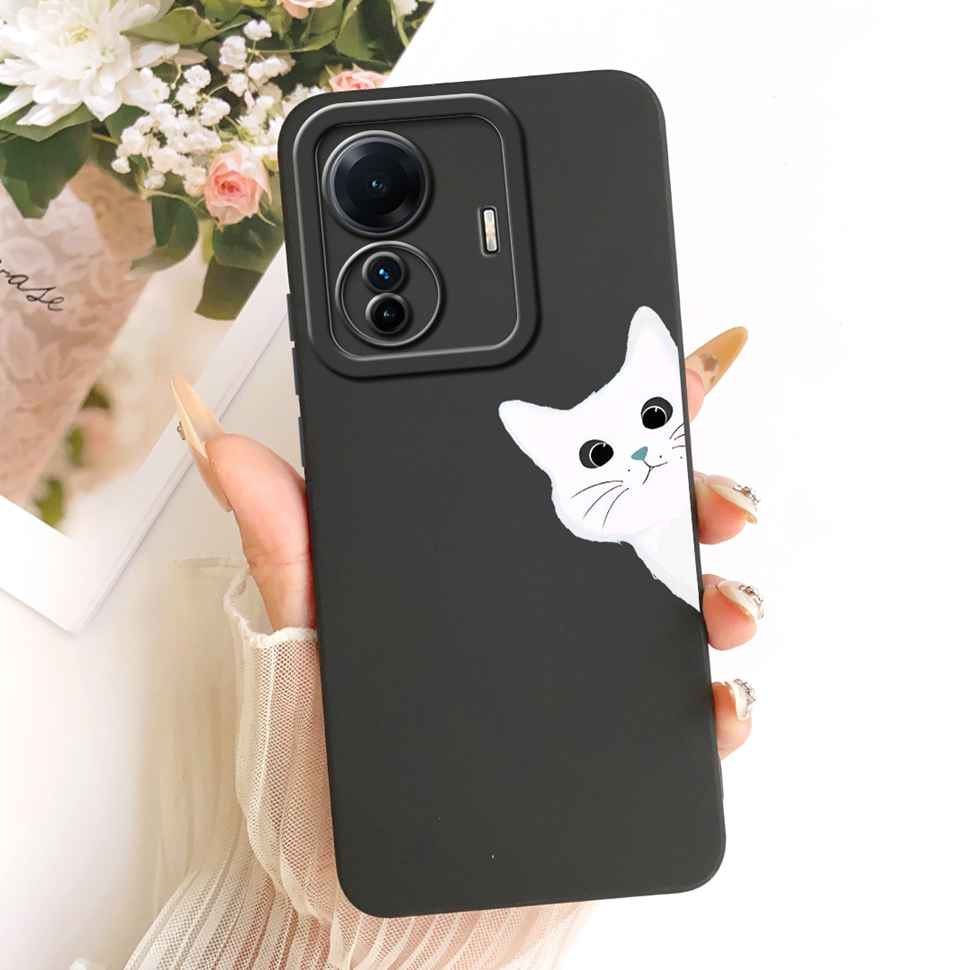 For vivo S15e 5G V2190A Case Cartoon Full Protection Silicone Back Cover For Vivo S15e VIVO S15E 5G 6.44" Phone Cases Shockproof
