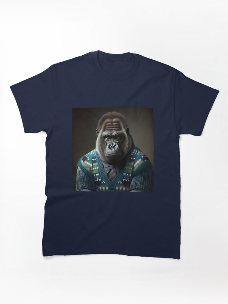 Gorilla Tag Gorilla in a Sweater - Animal Art Classic Unisex T-Shirt