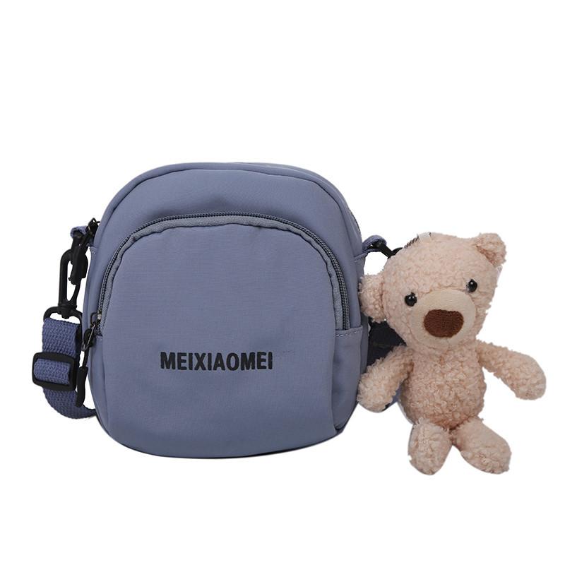 New Women's Small Square Shoulder Bag Simple Student Girls Canvas Messenger Bags Casual Female Phe Pouch Purse Handbags
