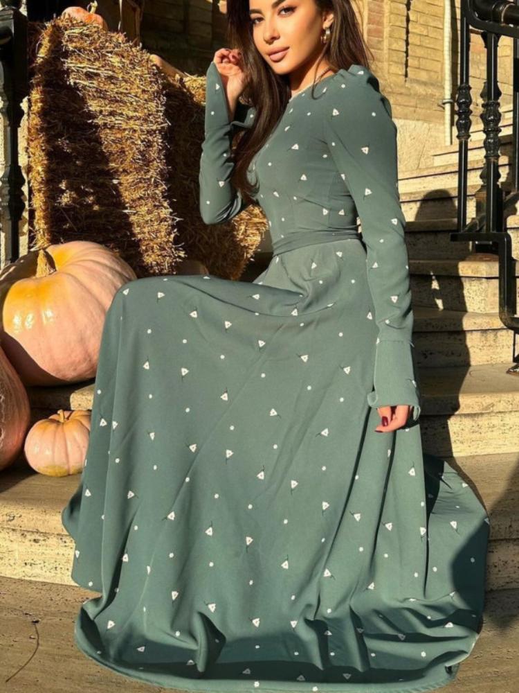 Eid Muslimské šaty pro ženy Abaya Maroko Společenské šaty Ramadán LaAe-up Abayas Potisk Dlouhé šaty Islám Dubaj Arabské Dlouhé