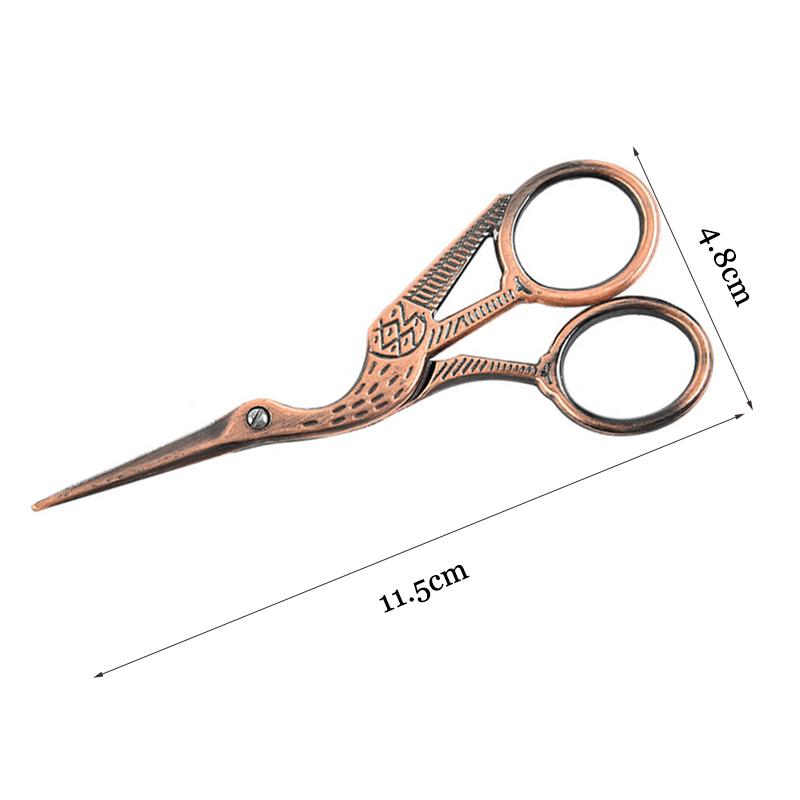 Peacock Stork Vintage Sewing Needlework Color Scissors Tailor Embroidery Scissor Crafts DIY Tailoring Fabric Cloth