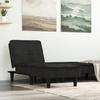 VidaXL Chaise Longue Black Velvet 352847