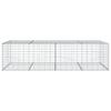 Gabion with Lid 200x100x50 Cm Galvanized Iron