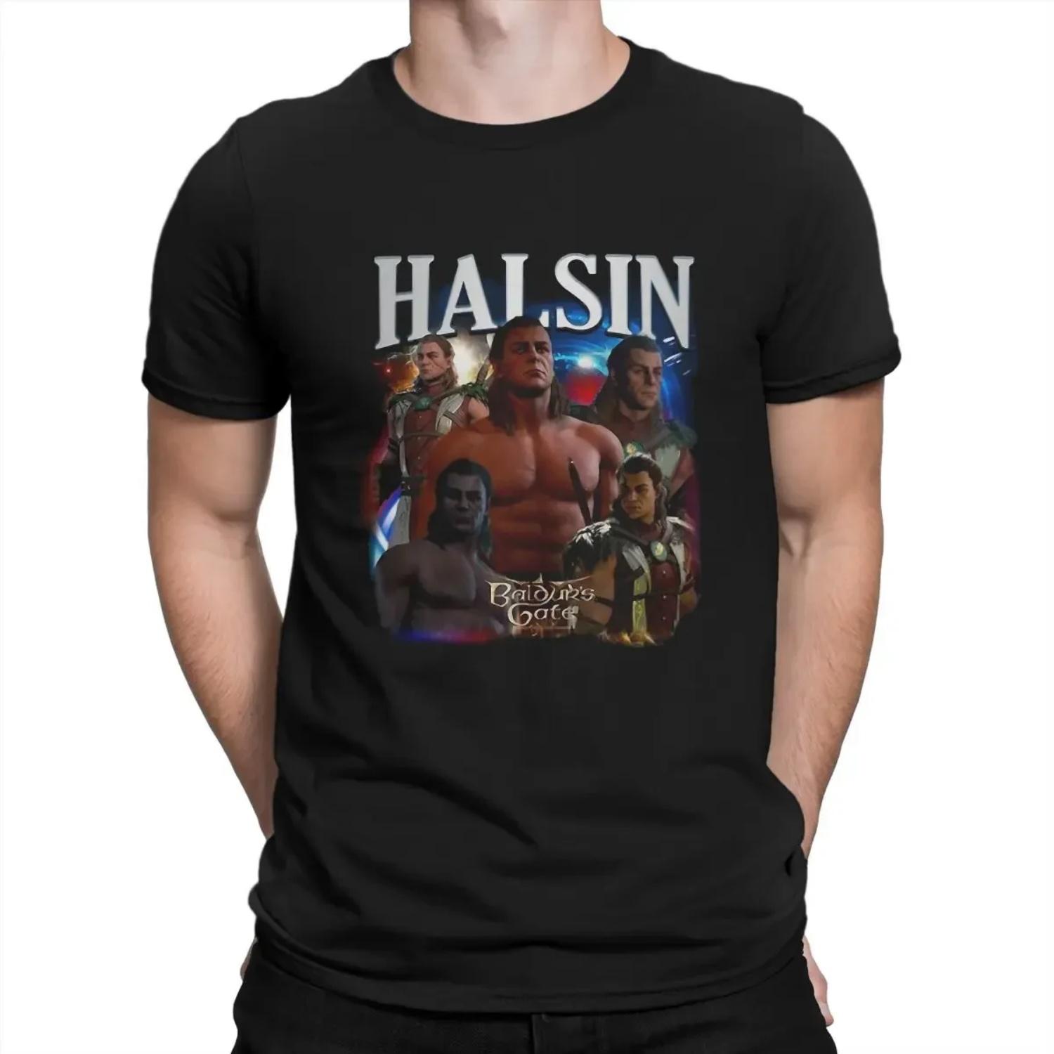 Halsin Halsin Special TShirt Astarion Gale Baldurs Gate 3 Casual T Shirt Summer T-shirt For Men Women S чёрный