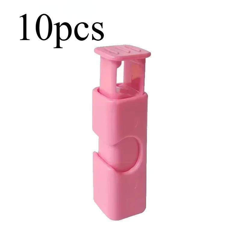 

10pcs Multi Functional Snack Bag Sealing Clip, Moisture-Proof And Fresh-Keeping Sealing Clip, Plastic Bag Sealing Clip For Bread And Milk Powder Bags 10pcs розовый