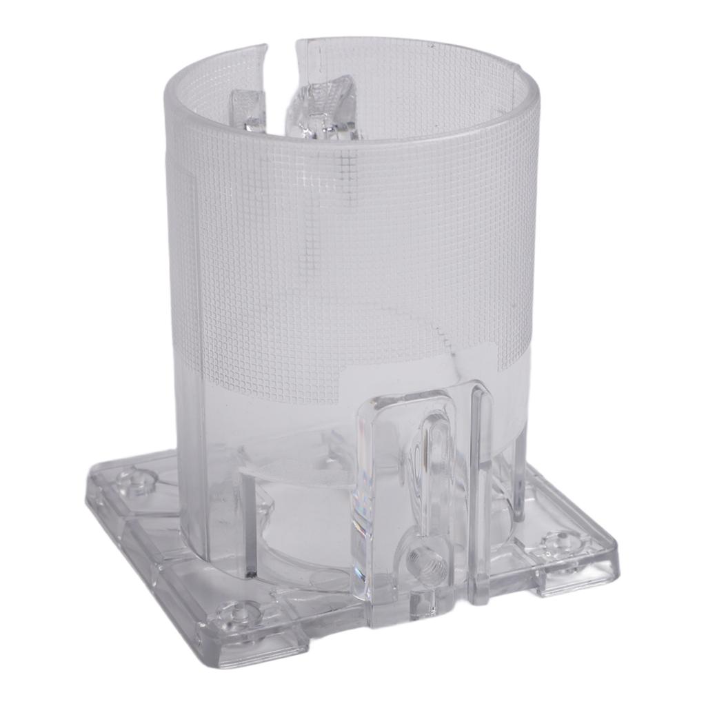 Base Assembly for 3701 3703 Trimmer Router with Clear Plastic Design to Improve Accuracy in Edge Banding Adjustments