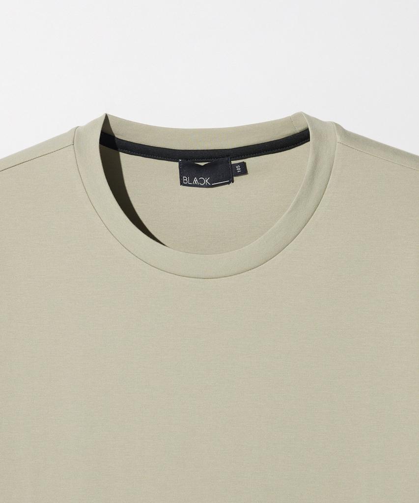 STCO [Black Label] Supima Round Neck Short Sleeve T-Shirt_Green (Semi-Oversized Fit)_Stswb95Nse