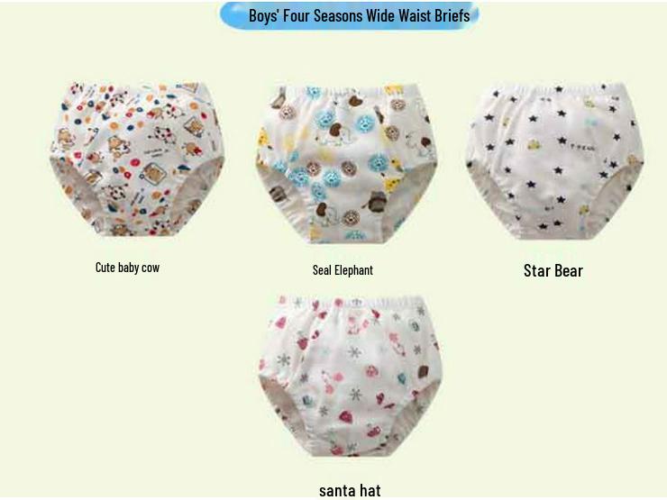 Children's Combed Cotton Triangle Briefs & High-Waisted Leggings for Girls