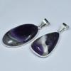 Amethyst Oval-Pear 925 Silver Pendant Healing Stone 87.65 Ct CERTIFIED Gemstone AR-1739-S
