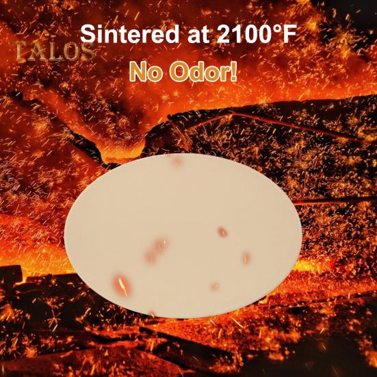 Cordierite Pizza Stone for Oven And Grill Square Baking Sheet Thermal Shock Resistant Cooking Stone Multi-Purpose Round Pizza Pan for Pizza Bread