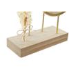 Table Clock - DKD Home Decor - Natural Gold Mirror - Metal - 26 X 8 X 53 Cm