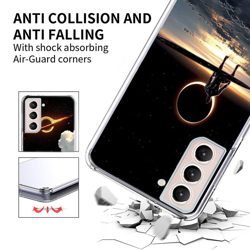 Silver Surfer Phone Case For Samsung Galaxy S25 Edge S24 S23 FE S21 S20 S10 Plus S22 S26 Ultra Cover Clear Cases TPU Capa Shell