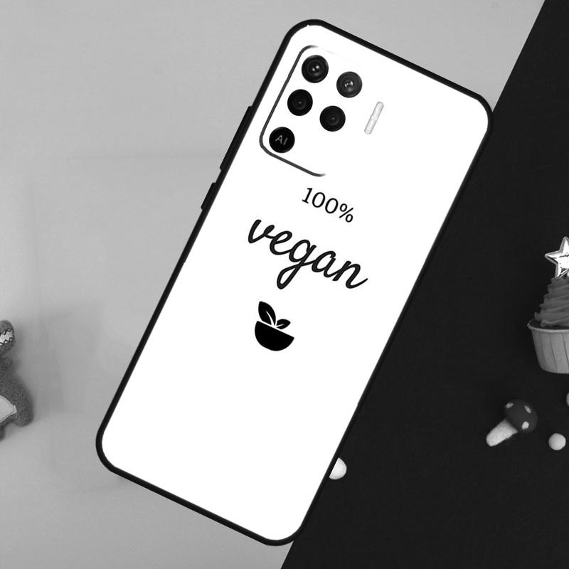 LOVE VEGGIE Vegetarian Quotes VEGAN Case For Oppo A58 A78 A98 A18 A38 A74 A94 A54 A15 A17 A57 A6 A5 Pro A16 A76 A96 A40 A60 A80