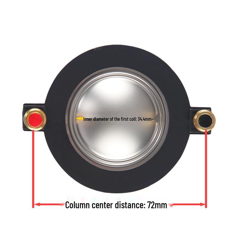 34/44/51/75/100 Core Tweeter Diaphragm Voice Coil with Round Flat Wire Post-Stage Speaker Accessories