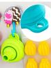 Household Telescopic Funnel Kitchen Packaging High Temperature Resistant Funnel Mini Folding Funnel Kitchen Tools 4 Colors 1 Pac