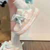 Thick-soled heightening little white shoes women's autumn new niche versatile dopamine student casual board shoes