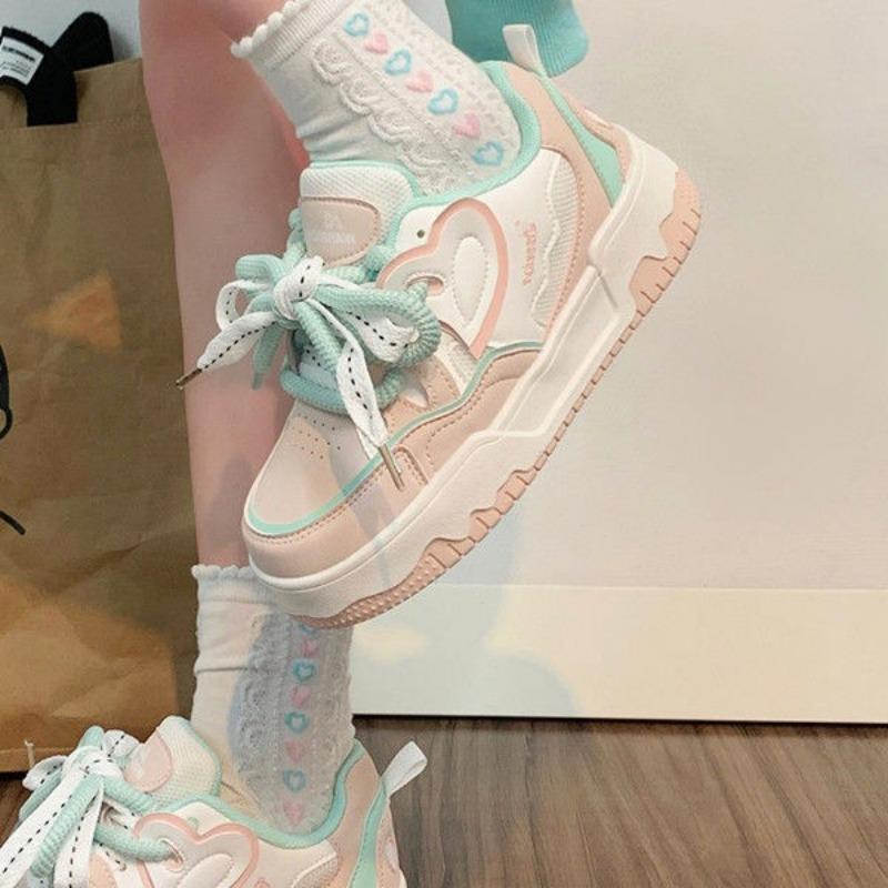 Thick-soled heightening little white shoes women's autumn new niche versatile dopamine student casual board shoes