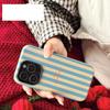 Blue & Pink Vertical Stripes Phone Case for Samsung Galaxy S20 S23 S24 S25 S26 FE Plus Ultra Edge 4G 5G Double-layer Back Cover