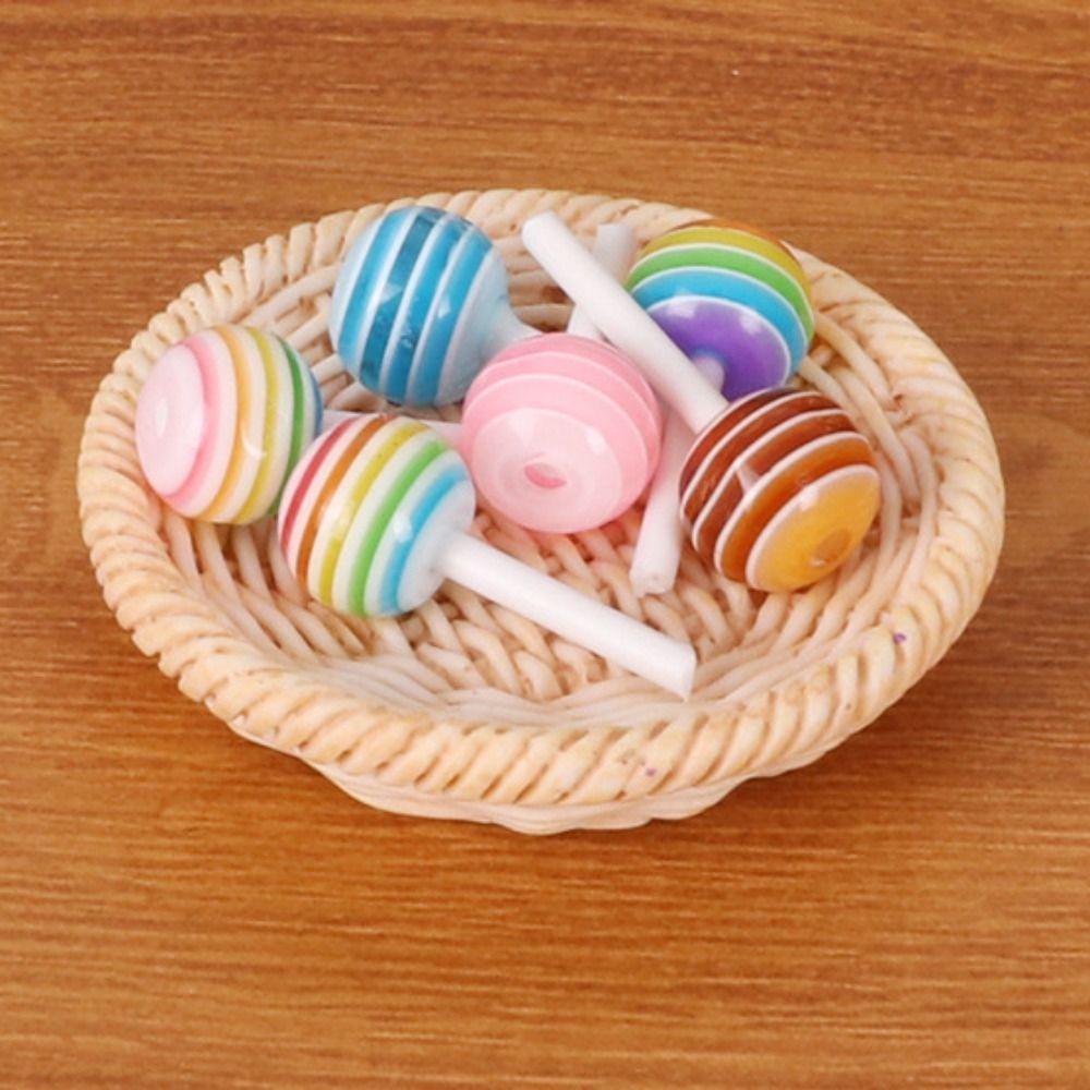 Cake Miniature Kitchen Food Decoration Simulate Resin Fruit Desserts Set  Doll House Decoration