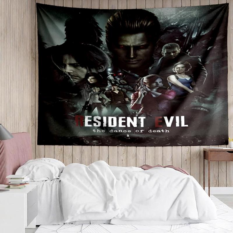 1PC Survival Horror Saga Tapestry Accessories Playroom Tapestry, for Bedroom,Livingroom, Dormitory Room Wall Decor Fan Birthday Gifts