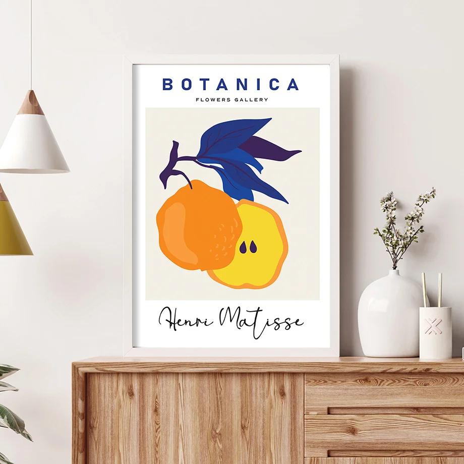 Blue Henri Matisse Picasso Woman Nude Botanical PostersCanvas Painting And Prints Wall Art  For Living Room Decorative Pictures