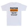 Pastor  Warning I Might Put You In A Sermon Funny Quote Vintage Unisexs TShirt