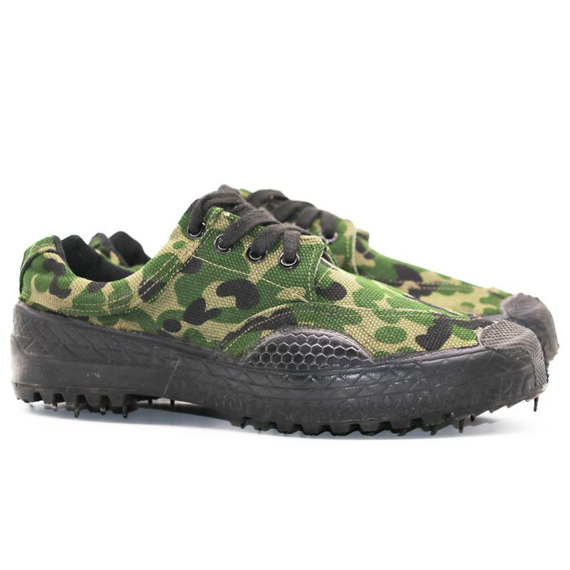 3520 Special Training Jungle Small Flower Black Rubber Large Camouflage Outdoor Shoes Camouflage Rubber Shoes